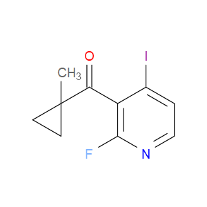 (2-fluoro-4-iodopyridin-3-yl)(1-methylcyclopropyl)methanone
