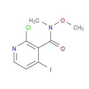 2-chloro-4-iodo-N-methoxy-N-methylnicotinamide