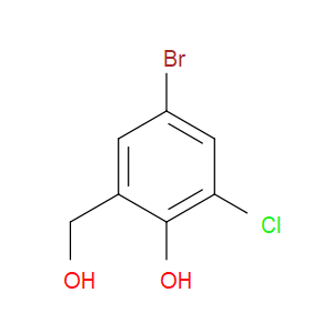 4-bromo-2-chloro-6-(hydroxymethyl)phenol
