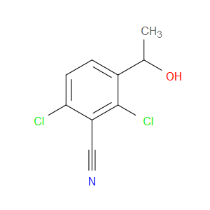 2,6-dichloro-3-(1-hydroxyethyl)benzonitrile