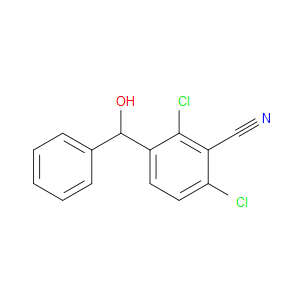 2,6-dichloro-3-(hydroxy(phenyl)methyl)benzonitrile