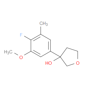 3-(4-fluoro-3-methoxy-5-methylphenyl)tetrahydrofuran-3-ol