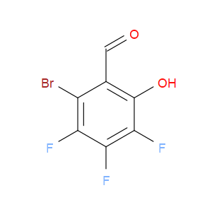 2-bromo-3,4,5-trifluoro-6-hydroxybenzaldehyde