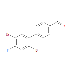 2',5'-Dibromo-4'-fluoro-[1,1'-biphenyl]-4-carbaldehyde
