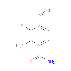 3-Fluoro-4-formyl-2-methylbenzamide