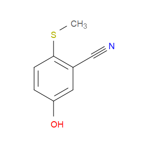 5-hydroxy-2-(methylthio)benzonitrile