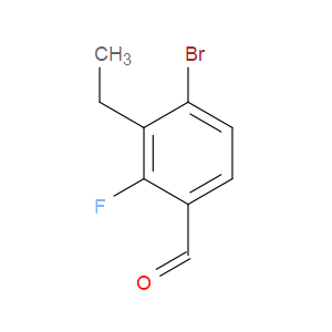 4-bromo-3-ethyl-2-fluorobenzaldehyde